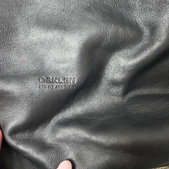 Osklen Black Perforated Leather Slouchy Tote Shoulder Bag - Picture 9 of 16